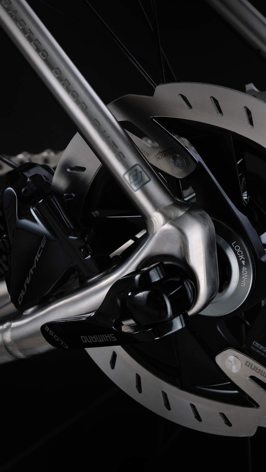 Skeiron our most technically advanced titanium disc road bike to